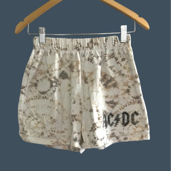 AC/DC- WOMENS SHORTS ELASTIC WAIST SIZE SMALL - Picture 1 of 5